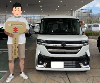 スペーシア　カスタム　ご納車させていただきました！！！